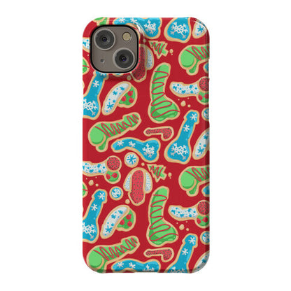 Phallic Christmas Cookies Phone Case