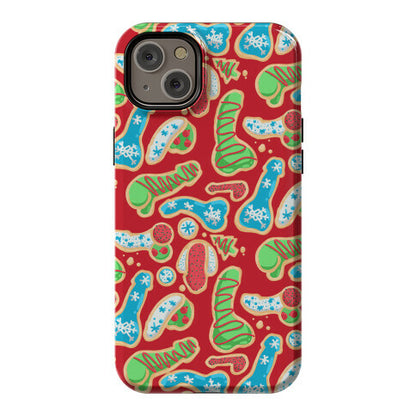 Phallic Christmas Cookies Phone Case