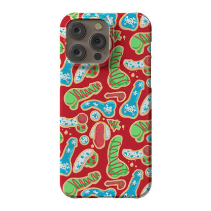 Phallic Christmas Cookies Phone Case