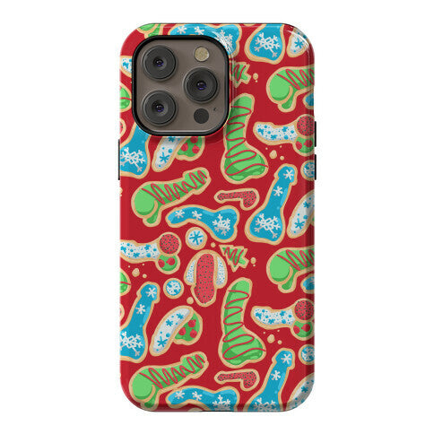 Phallic Christmas Cookies Phone Case