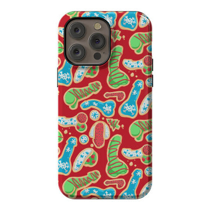 Phallic Christmas Cookies Phone Case