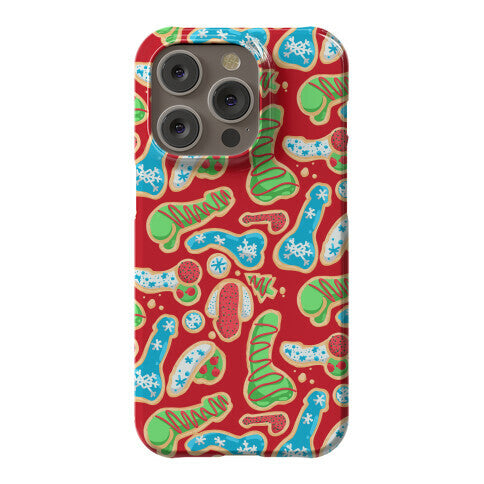 Phallic Christmas Cookies Phone Case