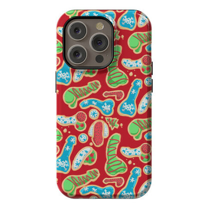 Phallic Christmas Cookies Phone Case