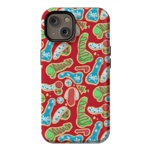 Phallic Christmas Cookies Phone Case