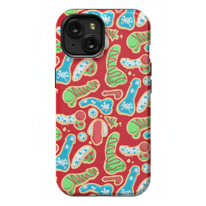 Phallic Christmas Cookies Phone Case