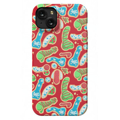 Phallic Christmas Cookies Phone Case