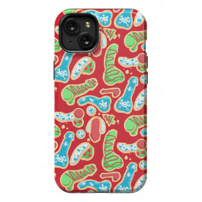 Phallic Christmas Cookies Phone Case