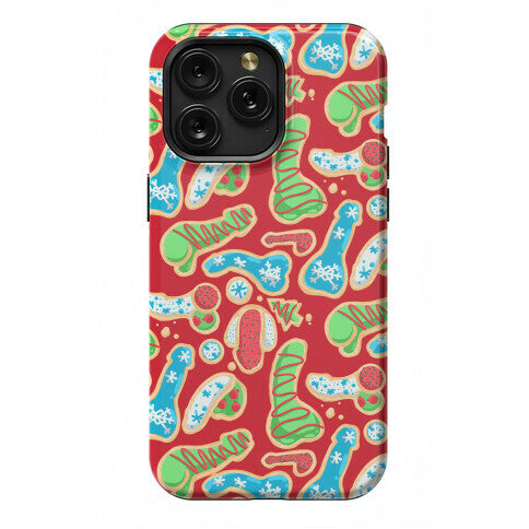 Phallic Christmas Cookies Phone Case