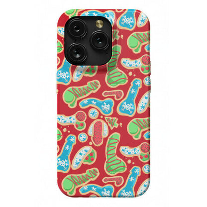 Phallic Christmas Cookies Phone Case