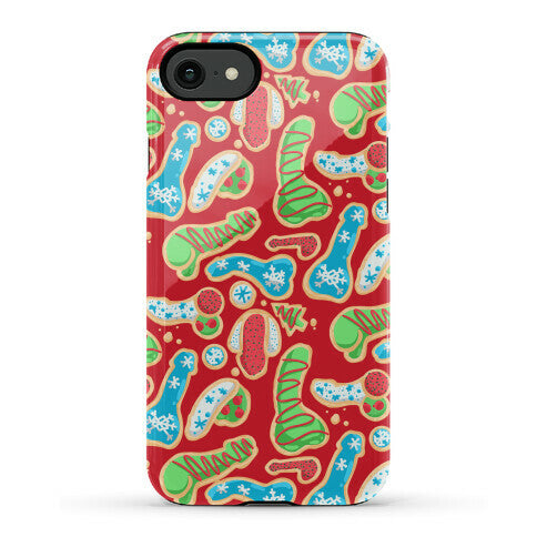 Phallic Christmas Cookies Phone Case