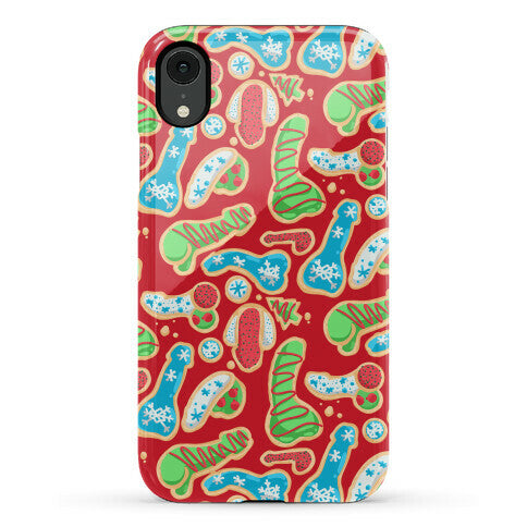 Phallic Christmas Cookies Phone Case