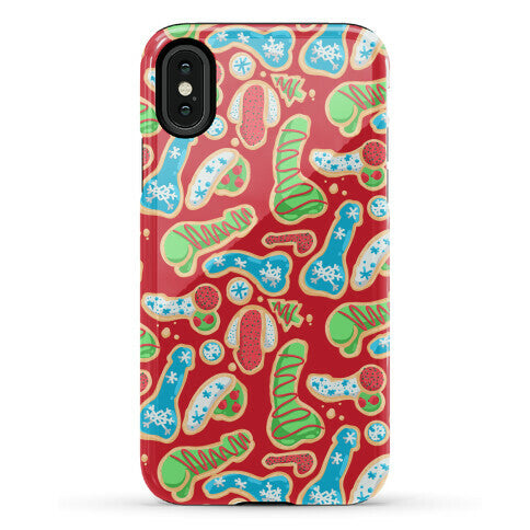 Phallic Christmas Cookies Phone Case