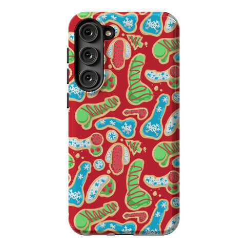 Phallic Christmas Cookies Phone Case