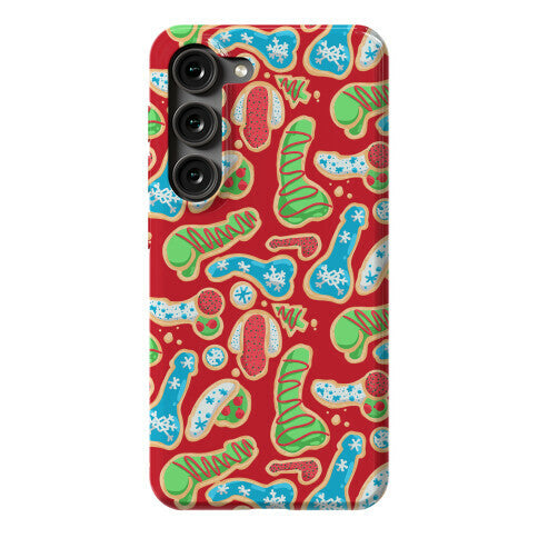 Phallic Christmas Cookies Phone Case