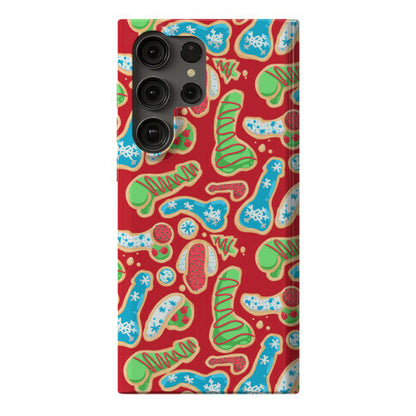 Phallic Christmas Cookies Phone Case