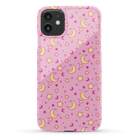 Dreamy Pastel Moon And Stars Phone Case