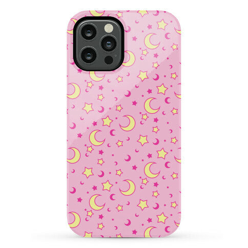 Dreamy Pastel Moon And Stars Phone Case
