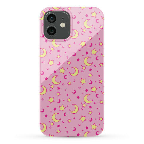 Dreamy Pastel Moon And Stars Phone Case