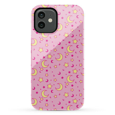 Dreamy Pastel Moon And Stars Phone Case LookHUMAN