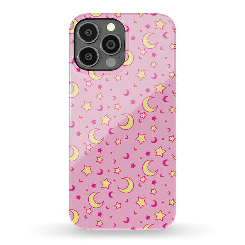 Dreamy Pastel Moon And Stars Phone Case