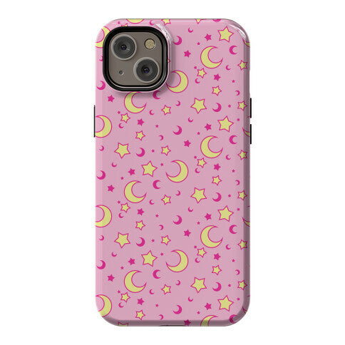 Dreamy Pastel Moon And Stars Phone Case