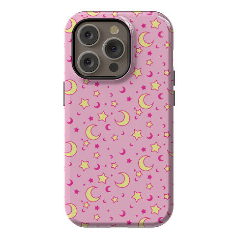 Dreamy Pastel Moon And Stars Phone Case