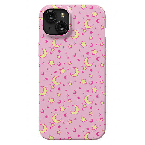 Dreamy Pastel Moon And Stars Phone Case