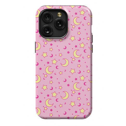Dreamy Pastel Moon And Stars Phone Case