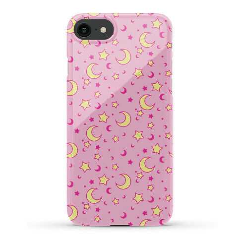 Dreamy Pastel Moon And Stars Phone Case
