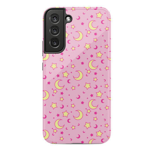 Dreamy Pastel Moon And Stars Phone Case