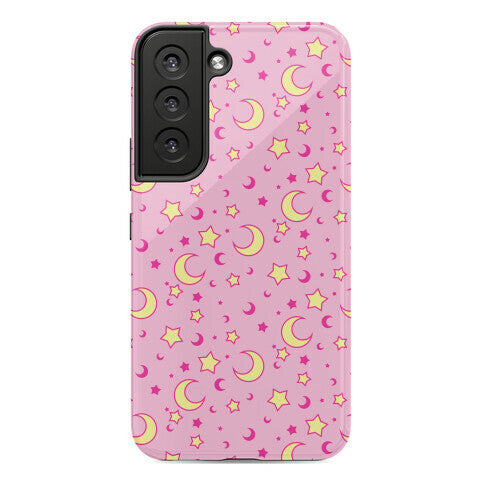 Dreamy Pastel Moon And Stars Phone Case