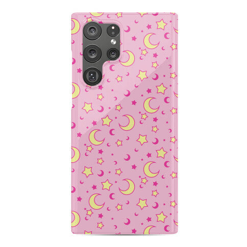 Dreamy Pastel Moon And Stars Phone Case