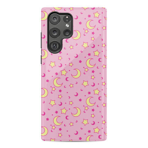Dreamy Pastel Moon And Stars Phone Case