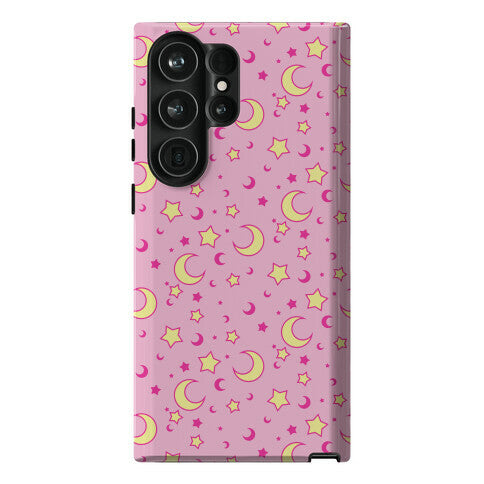 Dreamy Pastel Moon And Stars Phone Case