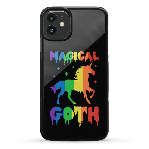 Magical Goth Unicorn Phone Case