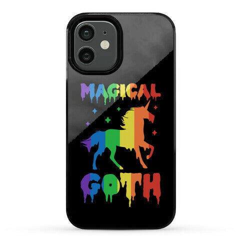 Magical Goth Unicorn Phone Case