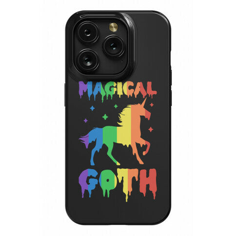 Magical Goth Unicorn Phone Case