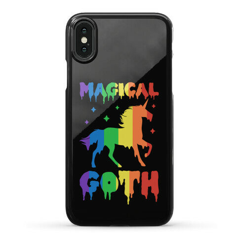 Magical Goth Unicorn Phone Case
