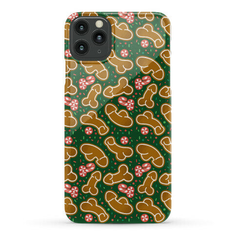 Gingerbread and Candy Cane Penises  Phone Case