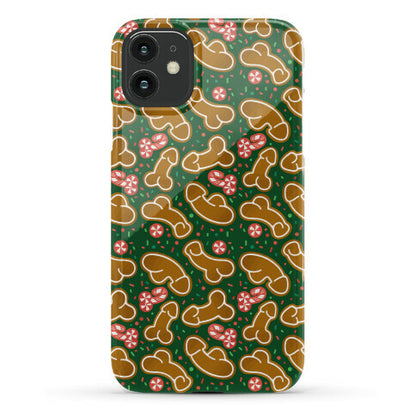 Gingerbread and Candy Cane Penises  Phone Case