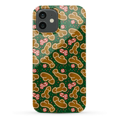 Gingerbread and Candy Cane Penises  Phone Case