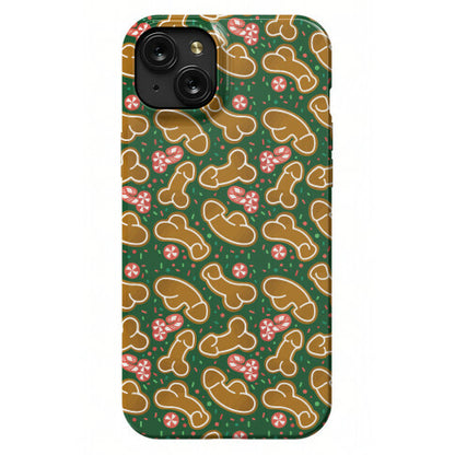 Gingerbread and Candy Cane Penises  Phone Case