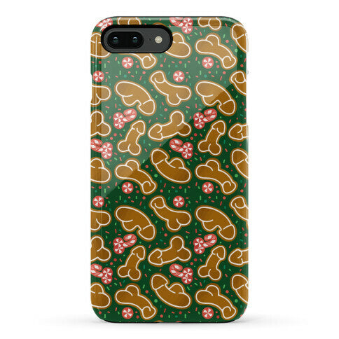 Gingerbread and Candy Cane Penises  Phone Case