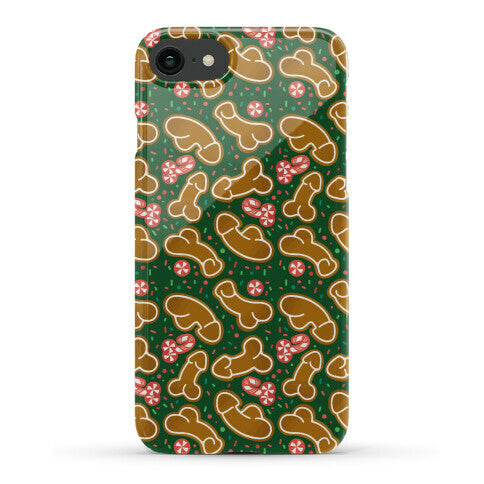 Gingerbread and Candy Cane Penises  Phone Case