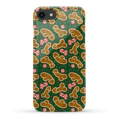 Gingerbread and Candy Cane Penises  Phone Case