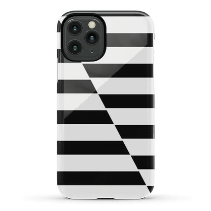 Cut Stripes Pattern Case Phone Case