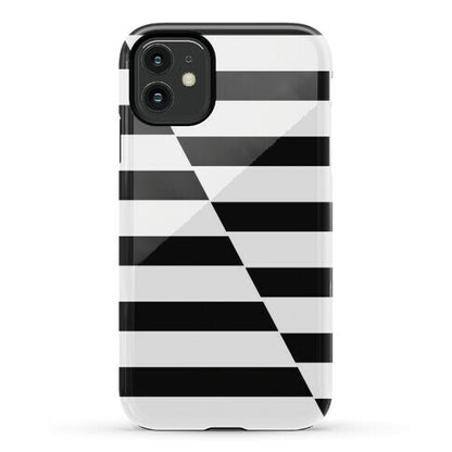 Cut Stripes Pattern Case Phone Case