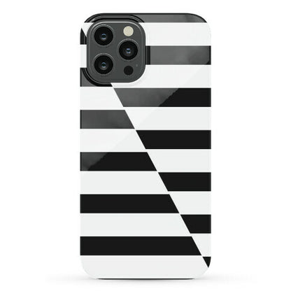 Cut Stripes Pattern Case Phone Case