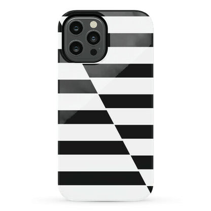 Cut Stripes Pattern Case Phone Case