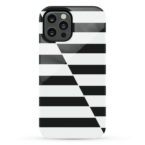 Cut Stripes Pattern Case Phone Case